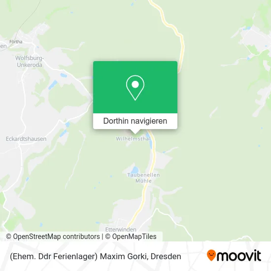 (Ehem. Ddr Ferienlager) Maxim Gorki Karte