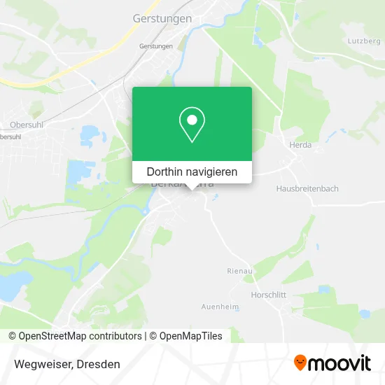 Wegweiser Karte