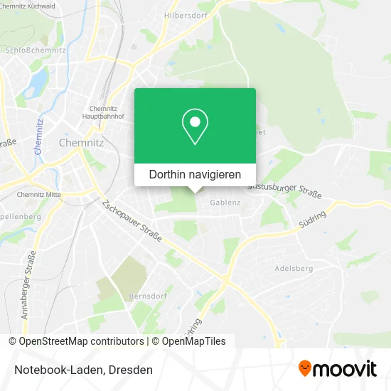 Notebook-Laden Karte