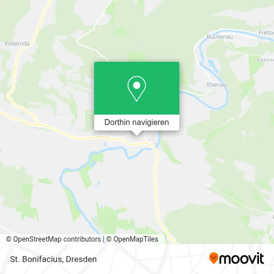 St. Bonifacius Karte