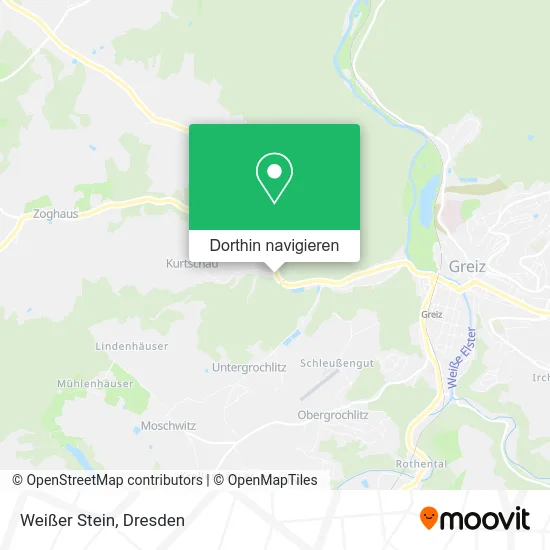 Weißer Stein Karte