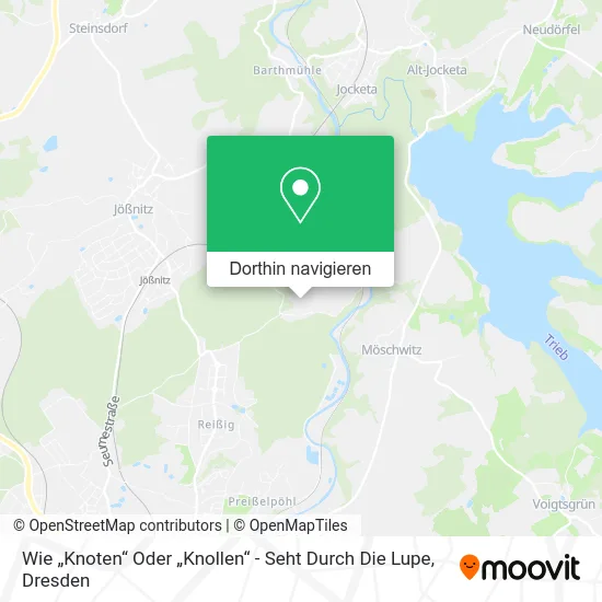 Wie „Knoten“ Oder „Knollen“ - Seht Durch Die Lupe Karte