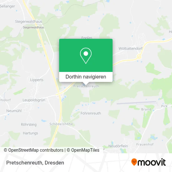Pretschenreuth Karte