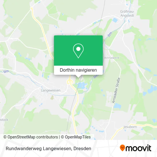 Rundwanderweg Langewiesen Karte