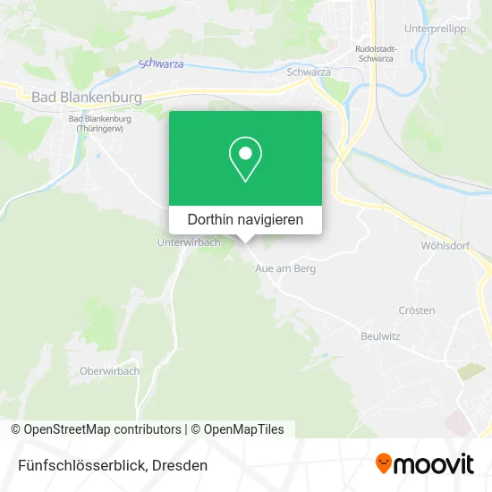 Fünfschlösserblick Karte
