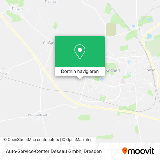 Auto-Service-Center Dessau Gmbh Karte