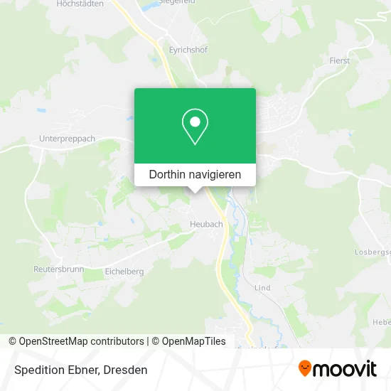 Spedition Ebner Karte