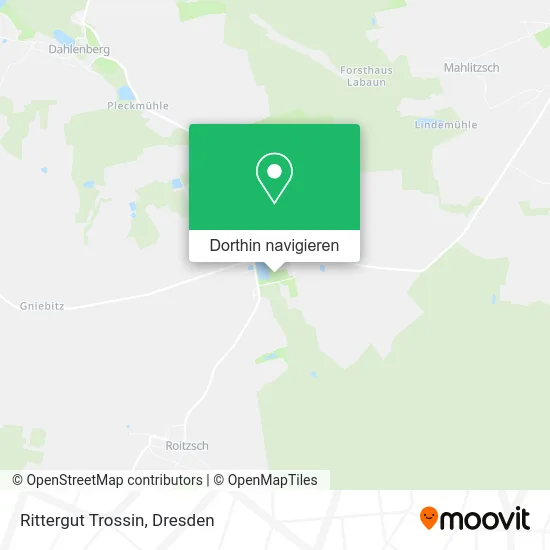 Rittergut Trossin Karte