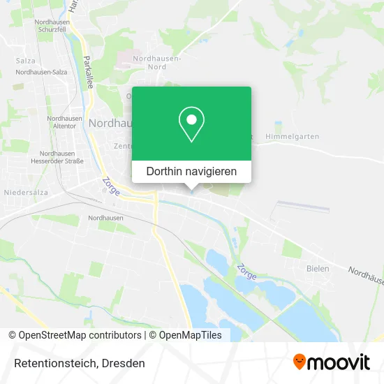 Retentionsteich Karte