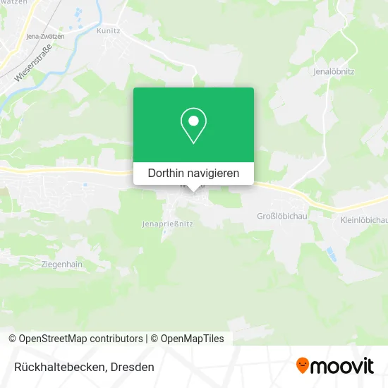 Rückhaltebecken Karte