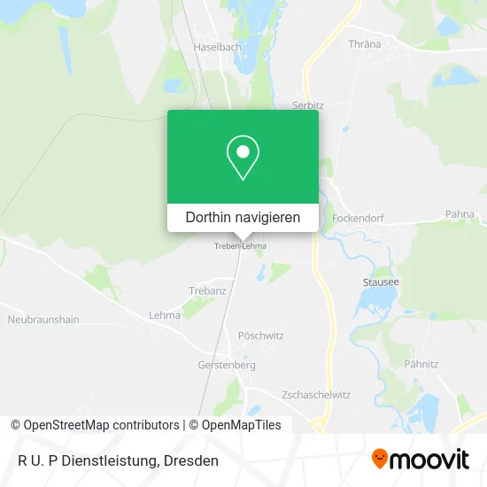 R U. P Dienstleistung Karte