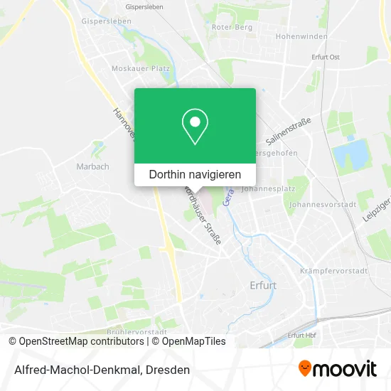Alfred-Machol-Denkmal Karte