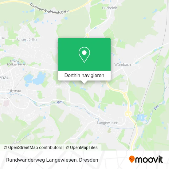 Rundwanderweg Langewiesen Karte
