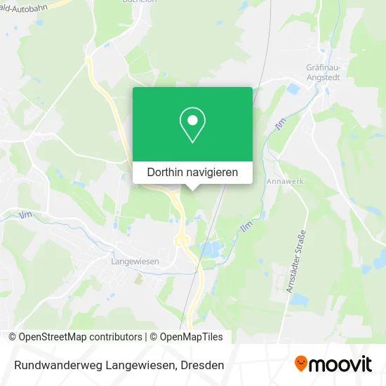 Rundwanderweg Langewiesen Karte