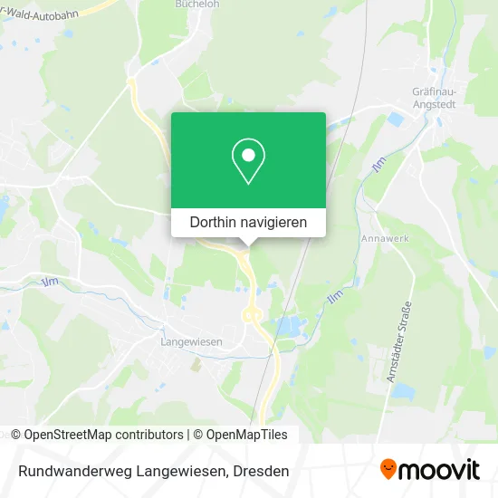 Rundwanderweg Langewiesen Karte