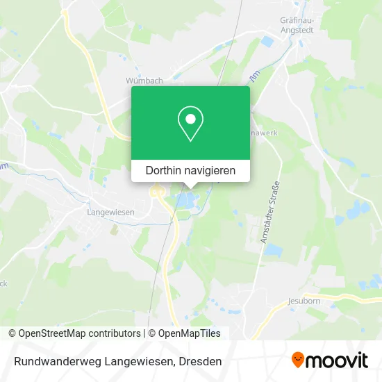 Rundwanderweg Langewiesen Karte