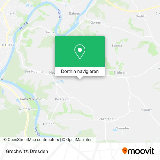 Grechwitz Karte