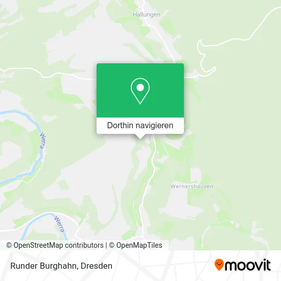 Runder Burghahn Karte