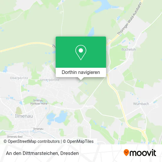 An den Dittmarsteichen Karte