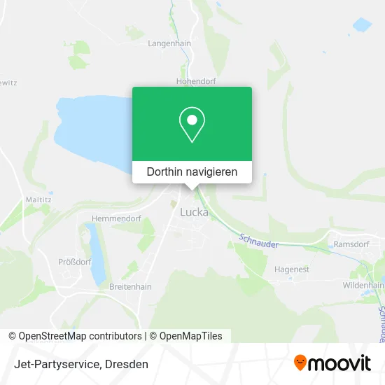 Jet-Partyservice Karte