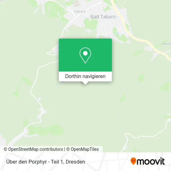 Über den Porphyr - Teil 1 Karte