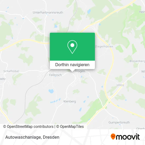 Autowaschanlage Karte