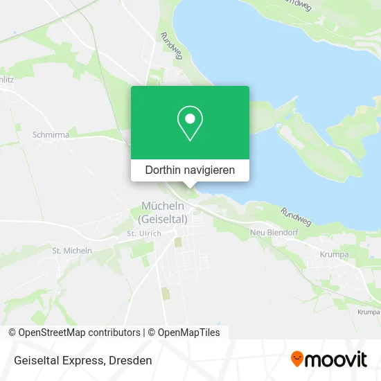 Geiseltal Express Karte