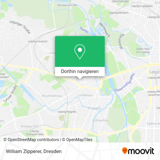 William Zipperer Karte