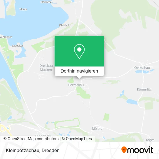 Kleinpötzschau Karte