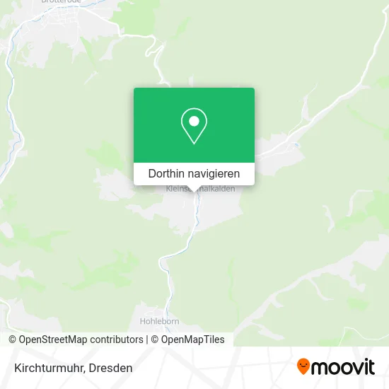 Kirchturmuhr Karte