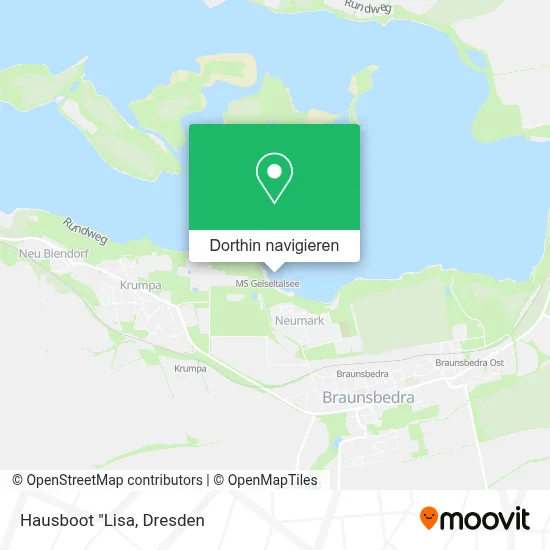 Hausboot "Lisa Karte