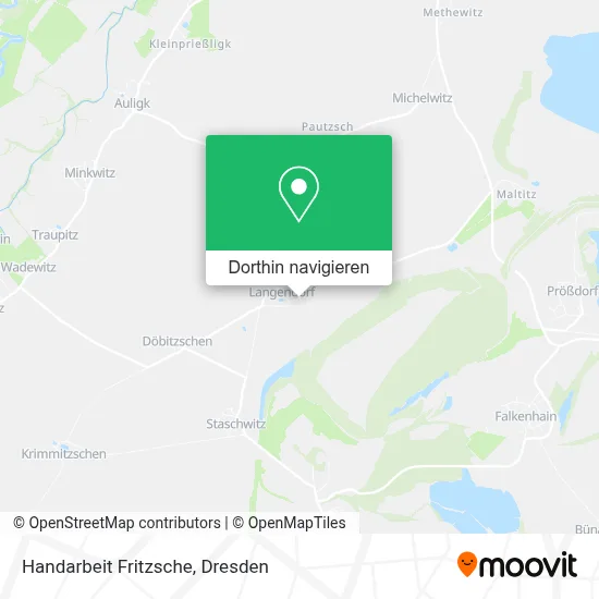 Handarbeit Fritzsche Karte