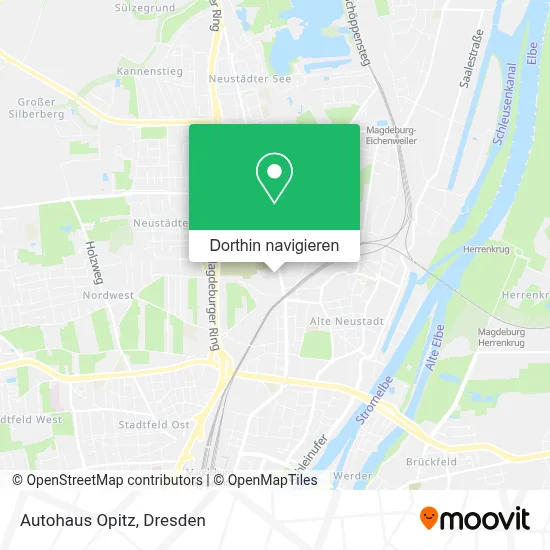 Autohaus Opitz Karte