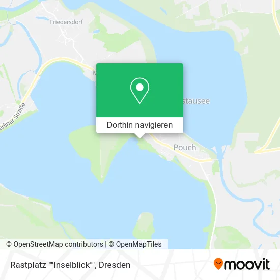 Rastplatz ""Inselblick"" Karte