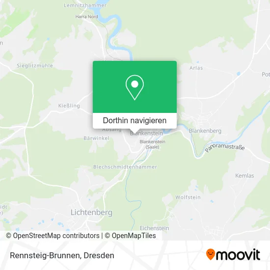 Rennsteig-Brunnen Karte