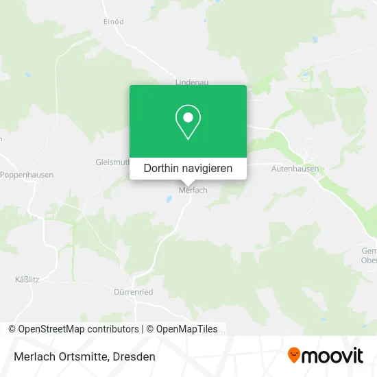 Merlach Ortsmitte Karte