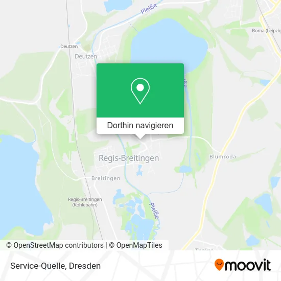 Service-Quelle Karte