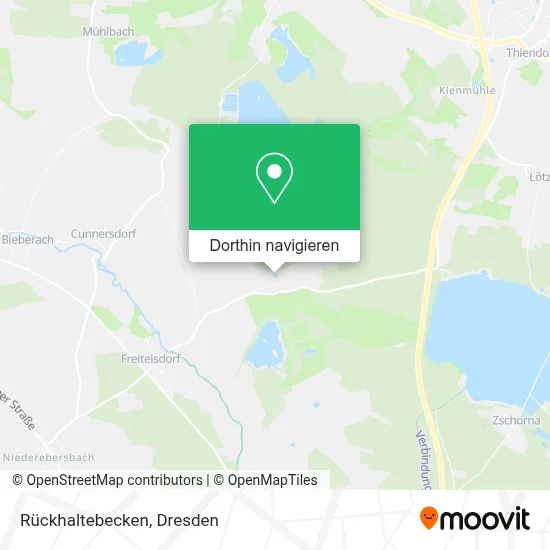 Rückhaltebecken Karte