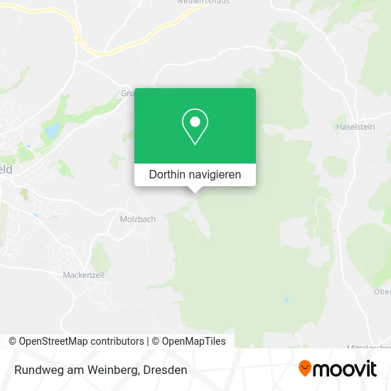 Rundweg am Weinberg Karte