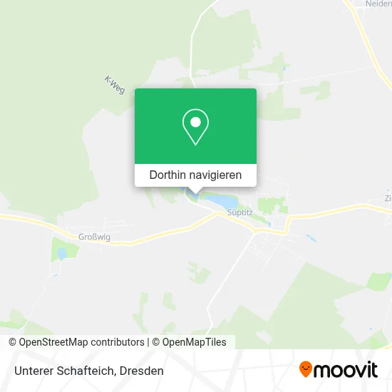 Unterer Schafteich Karte
