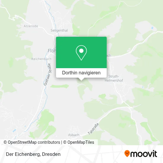 Der Eichenberg Karte