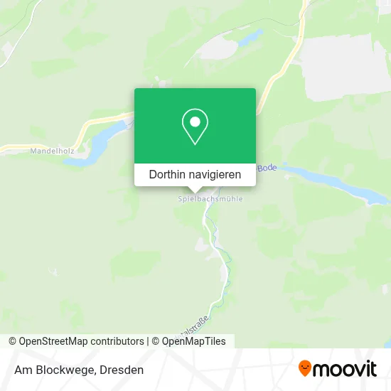 Am Blockwege Karte