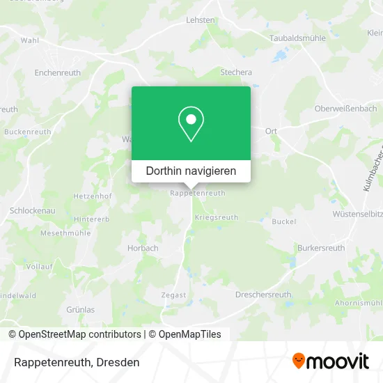 Rappetenreuth Karte