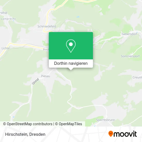 Hirschstein Karte
