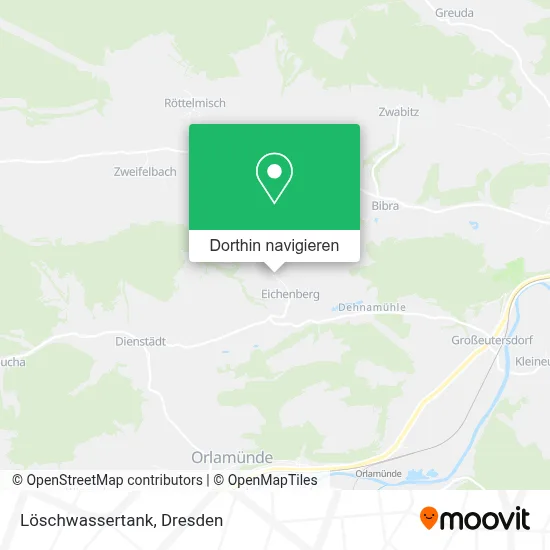 Löschwassertank Karte