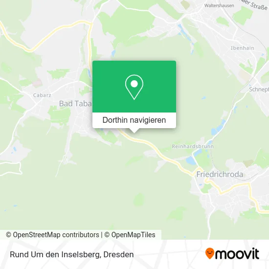 Rund Um den Inselsberg Karte