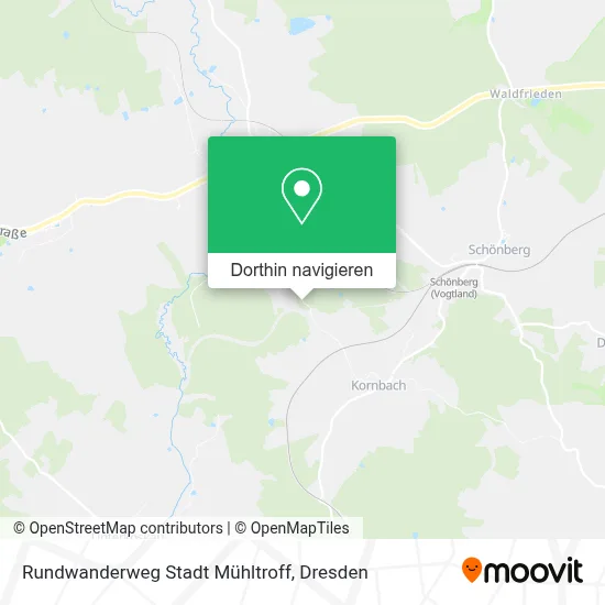 Rundwanderweg Stadt Mühltroff Karte