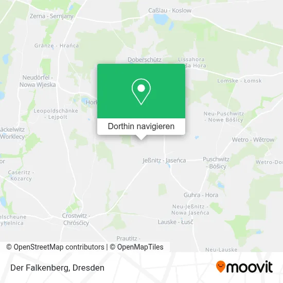 Der Falkenberg Karte