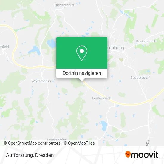 Aufforstung Karte