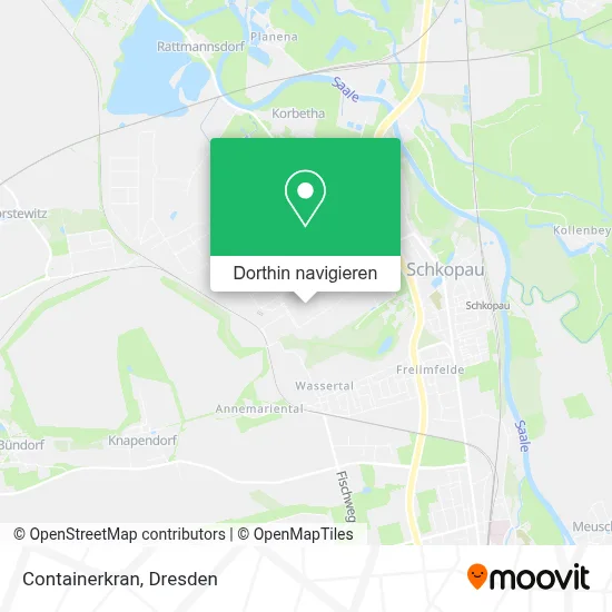 Containerkran Karte